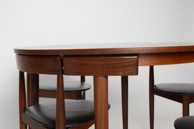 Hans Olsen Hans Olsen Roundette Table Chairs for Frem Rojle