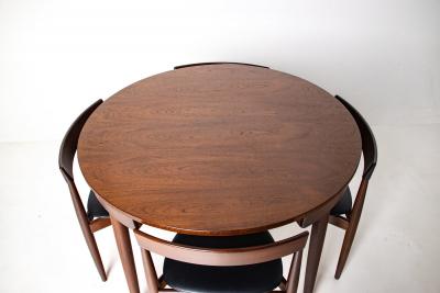 Hans Olsen Hans Olsen Roundette Table Chairs for Frem Rojle