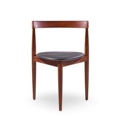 Hans Olsen Hans Olsen for Frem Rojle Expanding Teak Dining Table with 4 Nesting Chairs