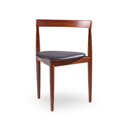Hans Olsen Hans Olsen for Frem Rojle Expanding Teak Dining Table with 4 Nesting Chairs