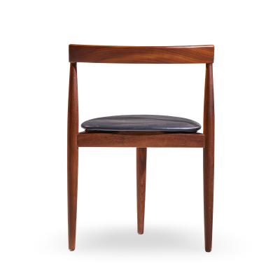 Hans Olsen Hans Olsen for Frem Rojle Expanding Teak Dining Table with 4 Nesting Chairs