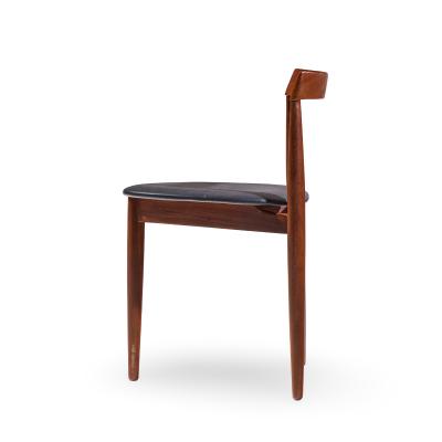 Hans Olsen Hans Olsen for Frem Rojle Expanding Teak Dining Table with 4 Nesting Chairs