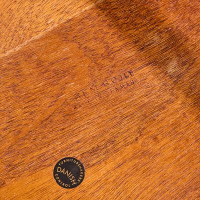 Hans Olsen Hans Olsen for Frem Rojle Expanding Teak Dining Table with 4 Nesting Chairs