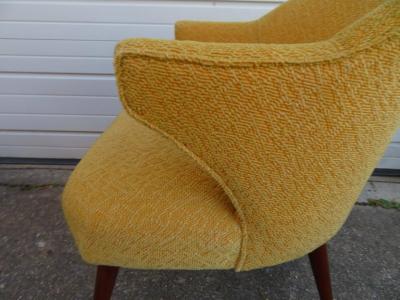 Hans Olsen Pair of Danish Modern Hans Olsen Style Teak Lounge Chair