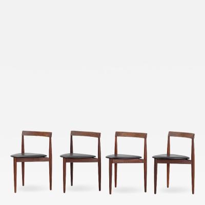 Hans Olsen Set four 1950s Hans Olsen Roundette chairs