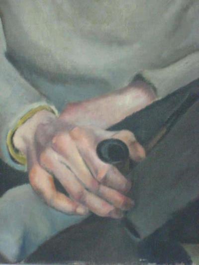 Hans Speidel Untitled Intellectual by Hans Speidel