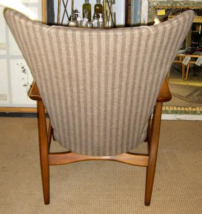 Hans Van de Bovenkamp Danish Modern Wingback Armchair by Bovenkamp