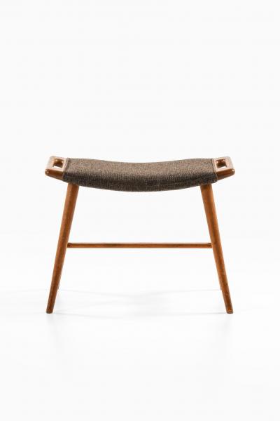 Hans Wegner AP 30 Piano Stool in Oak and Original Fabric by Hans J Wegner 1957