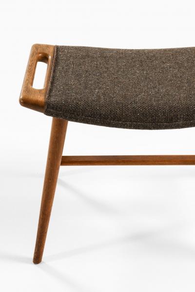 Hans Wegner AP 30 Piano Stool in Oak and Original Fabric by Hans J Wegner 1957