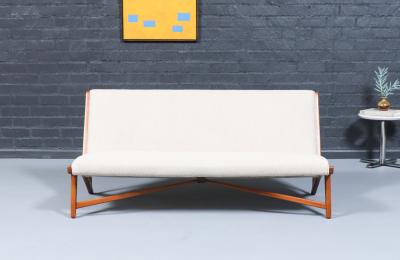 Hans Wegner Early Hans J Wegner JH 555 Sofa for Johannes Hansen