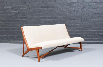 Hans Wegner Early Hans J Wegner JH 555 Teak Sofa for Johannes Hansen