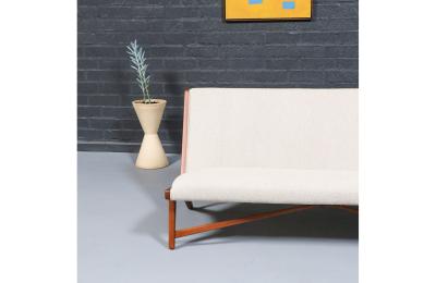 Hans Wegner Early Hans J Wegner JH 555 Teak Sofa for Johannes Hansen