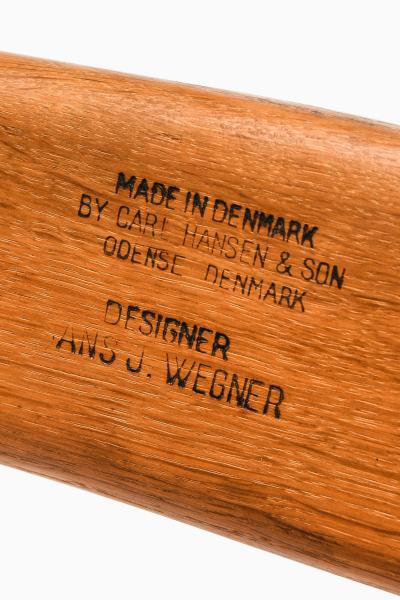 Hans Wegner Easy Chair in Cane and Oak by Hans Wegner 1949