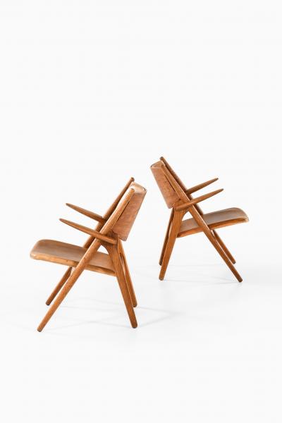 Hans Wegner Easy Chairs Model CH 28 Produced by Carl Hansen S n