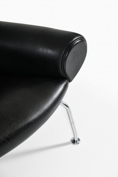 Hans Wegner Easy Chairs and Stool Model EJ 100 Produced by Erik J rgensen
