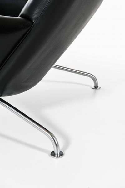 Hans Wegner Easy Chairs and Stool Model EJ 100 Produced by Erik J rgensen