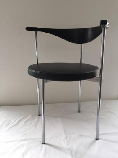 Hans Wegner Fritz Hansen Hans Wegner Frederick Sieck Designed Set of Six Dining Office Chair