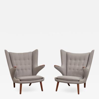 Hans Wegner Hans J Wegner AP 19 Papa Bear Chairs