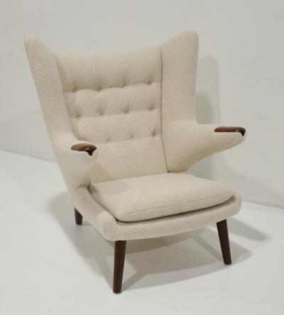 Hans Wegner Hans J Wegner AP19 Papa Bear Chair in Holly Hunt Alpaca