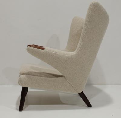Hans Wegner Hans J Wegner AP19 Papa Bear Chair in Holly Hunt Alpaca