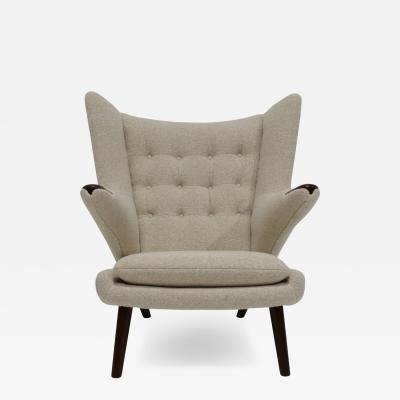 Hans Wegner Hans J Wegner AP19 Papa Bear Chair in Holly Hunt Alpaca