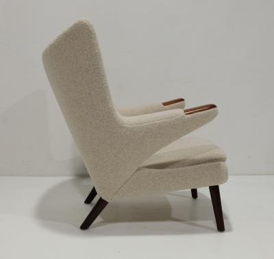 Hans Wegner Hans J Wegner AP19 Papa Bear Chair in Holly Hunt Alpaca