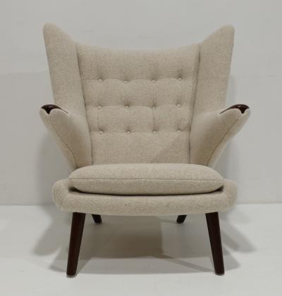 Hans Wegner Hans J Wegner AP19 Papa Bear Chair in Holly Hunt Alpaca