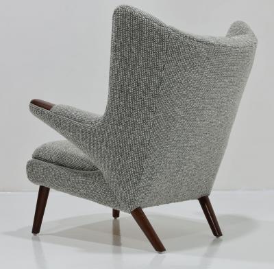 Hans Wegner Hans J Wegner AP19 Papa Bear Chair in Maharam Wool Boucle