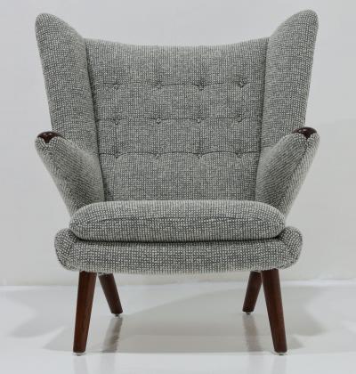 Hans Wegner Hans J Wegner AP19 Papa Bear Chair in Maharam Wool Boucle