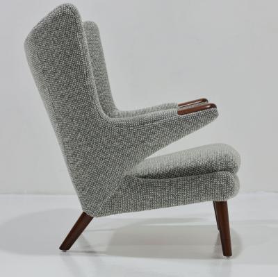 Hans Wegner Hans J Wegner AP19 Papa Bear Chair in Maharam Wool Boucle