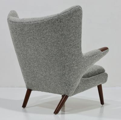 Hans Wegner Hans J Wegner AP19 Papa Bear Chair in Maharam Wool Boucle