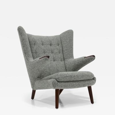 Hans Wegner Hans J Wegner AP19 Papa Bear Chair in Maharam Wool Boucle