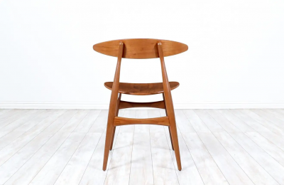 Hans Wegner Hans J Wegner CH 33 Teak Side Chair for Carl Hansen S n