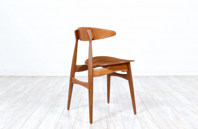 Hans Wegner Hans J Wegner CH 33 Teak Side Chair for Carl Hansen S n