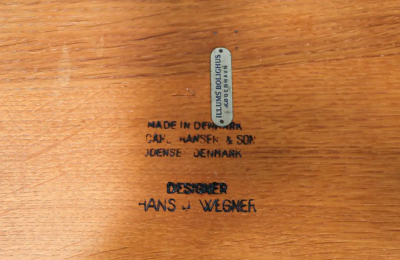 Hans Wegner Hans J Wegner CH 33 Teak Side Chair for Carl Hansen S n