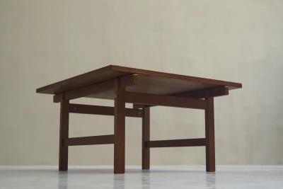 Hans Wegner Hans J Wegner Coffee Table in Solid Teak for Andreas Tuck Denmark 1960s