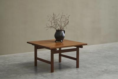 Hans Wegner Hans J Wegner Coffee Table in Solid Teak for Andreas Tuck Denmark 1960s