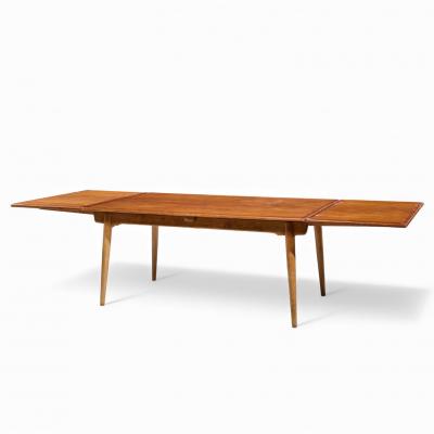 Hans Wegner Hans J Wegner for Andreas Tuck AT 312 Danish Teak Hidden Leaf Dining Table