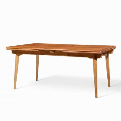 Hans Wegner Hans J Wegner for Andreas Tuck AT 312 Danish Teak Hidden Leaf Dining Table