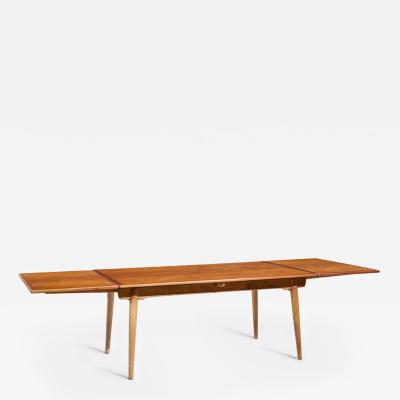 Hans Wegner Hans J Wegner for Andreas Tuck AT 312 Danish Teak Hidden Leaf Dining Table