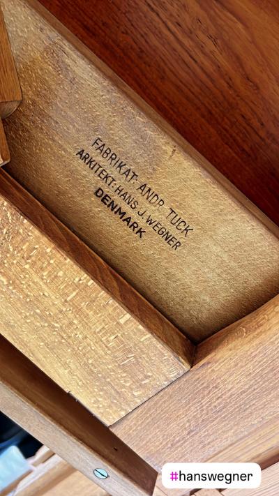 Hans Wegner Hans Wegener for Andreas Tuck Monumental Teak Dining Table