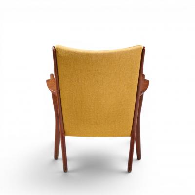 Hans Wegner Hans Wegner AP 16 Mid Century Danish Teak Lounge Chairs Pair