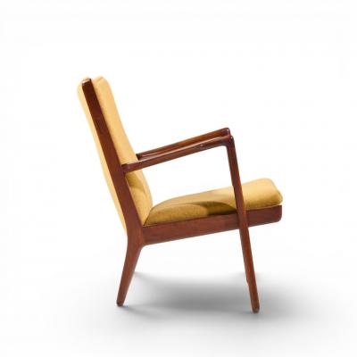 Hans Wegner Hans Wegner AP 16 Mid Century Danish Teak Lounge Chairs Pair