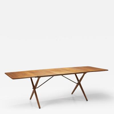 Hans Wegner Hans Wegner AT 303 Drop Leaf Dining Table for Andreas Tuck Denmark 1950s