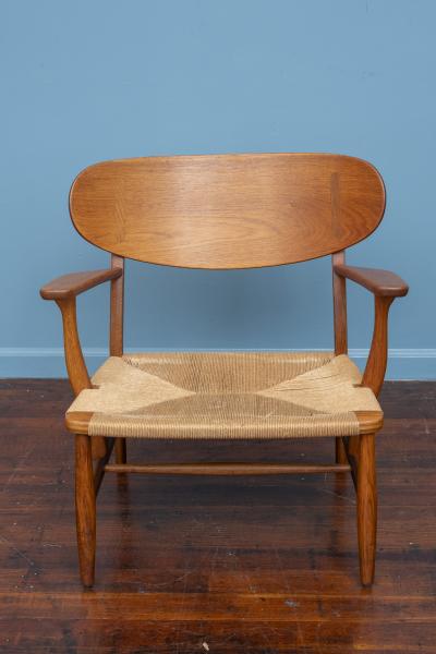Hans Wegner Hans Wegner CH 22 Lounge Chair for Carl Hanson Son