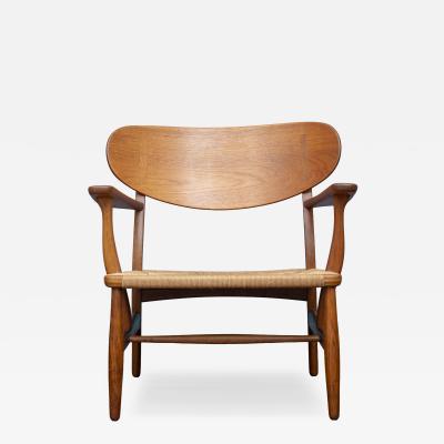 Hans Wegner Hans Wegner CH 22 Lounge Chair for Carl Hanson Son