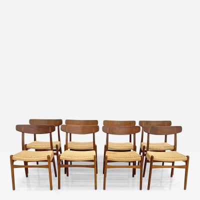 Hans Wegner Hans Wegner CH23 Dining Chairs Carl Hansen Son Denmark Set of 8