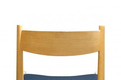 Hans Wegner Hans Wegner CH38 Dining Chairs in White Oak for Carl Hansen S n Denmark 1960