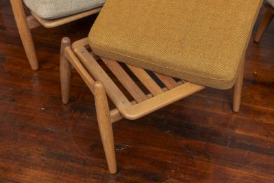 Hans Wegner Hans Wegner Cigar Lounge Chairs and Ottoman for Getama