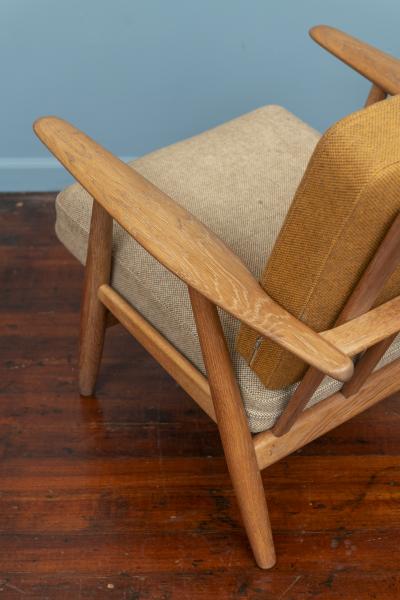 Hans Wegner Hans Wegner Cigar Lounge Chairs and Ottoman for Getama